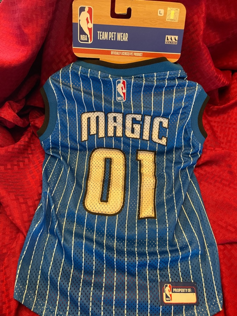 NBA Orlando Magic Blue & White Pet Jersey